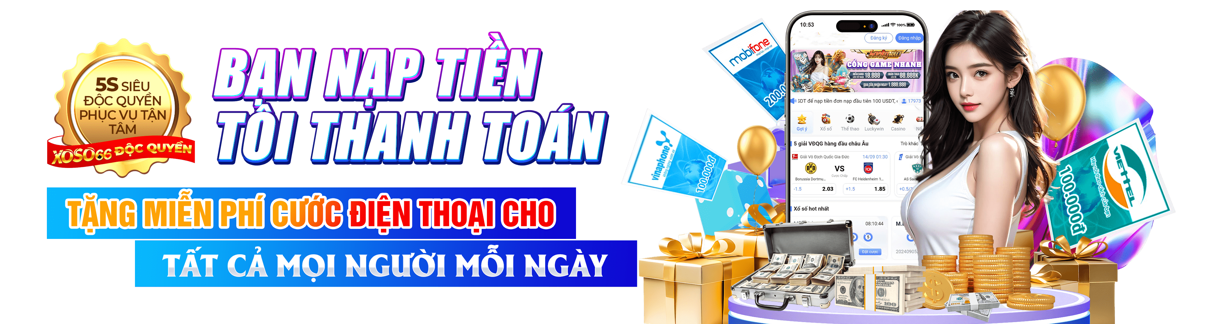 Hình ảnh quảng cáo của 979vn hiển thị nền tảng và các lợi ích